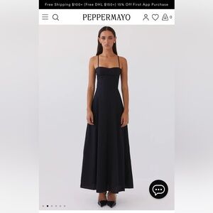 NWT - Peppermayo Angelina Linen Maxi Dress